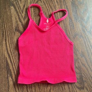 Hot Pink Free People Tank Top